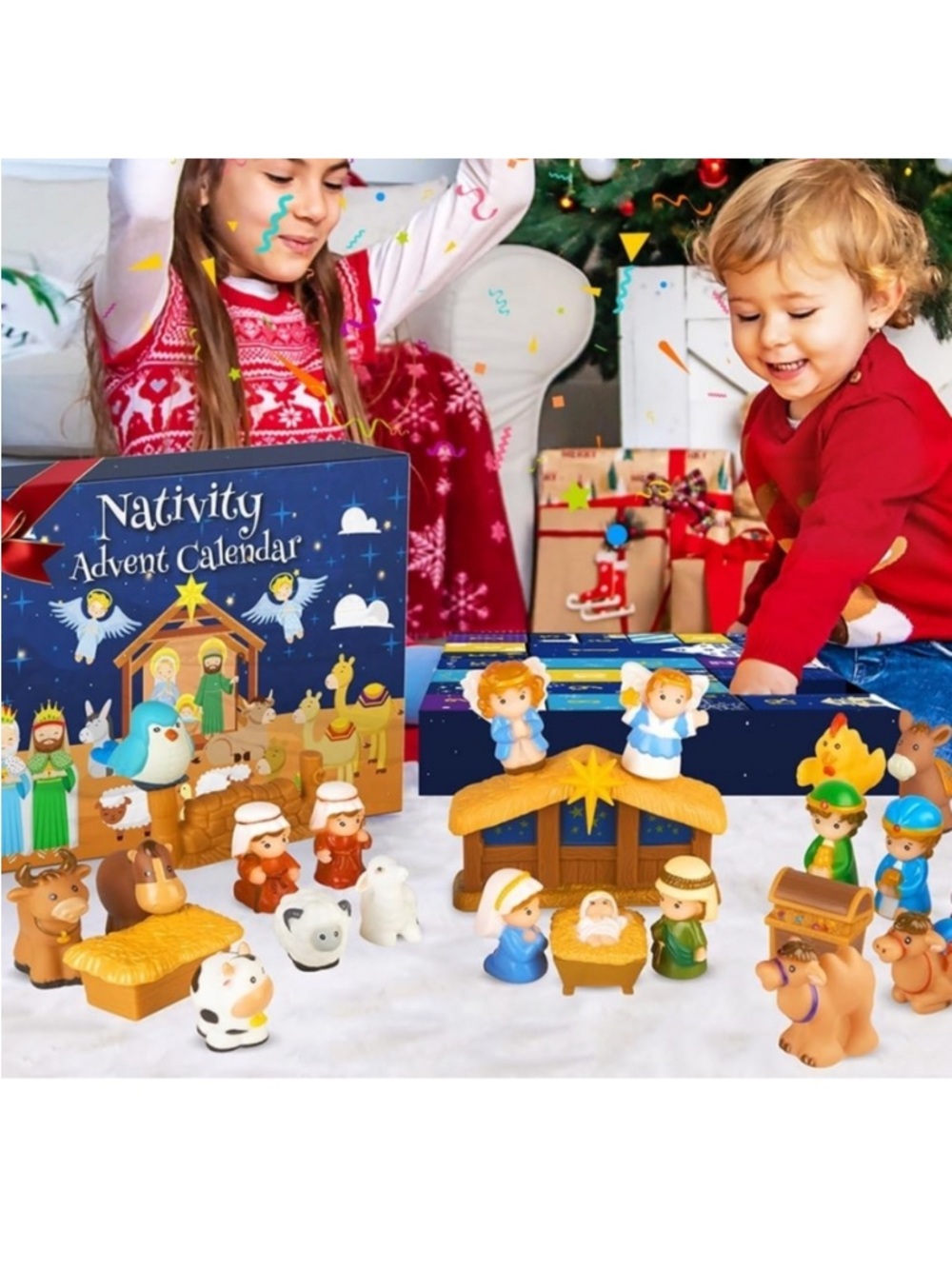 BRAND NEW Kids MINI Nativity Advent Calendar